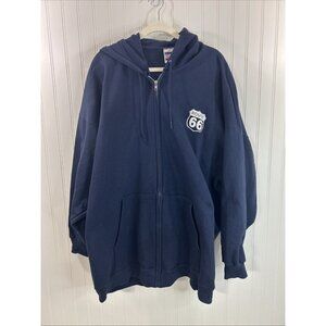 Route 66 Men 3XL Black Hoodie (54-56) Long Sleeves